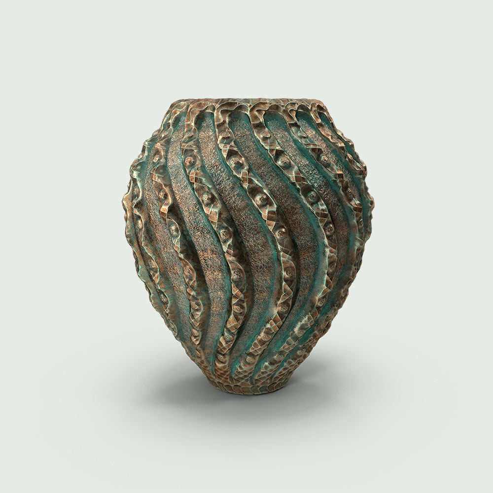 Hand-Painted Ceramic Mug with Floral Design